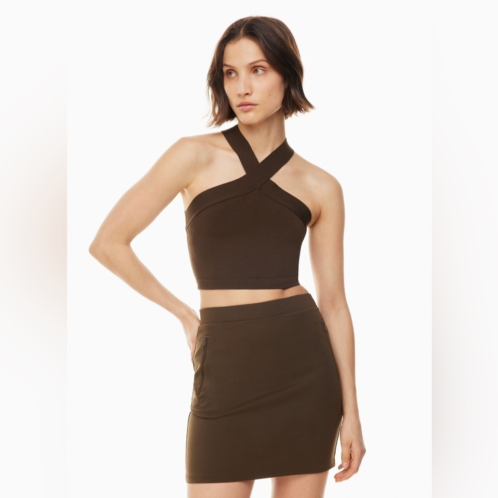 Aritzia Sculpt Knit Criss Cross Tank